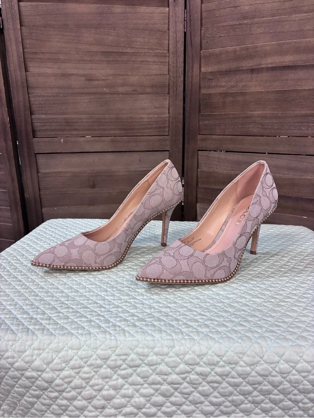 Coach Waverly Jacquard pump